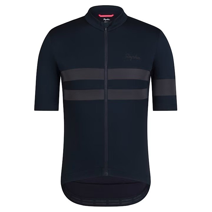 RAPHA Brevet Long Sleeve Windblock Jersey Dark Navy/White RAPHA Brevet Long Sleeve Windblock Jersey Dark Navy/White